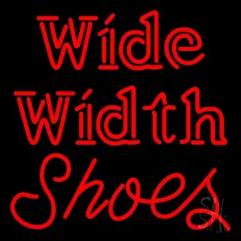 Wide Width Shoes LED Neon Sign