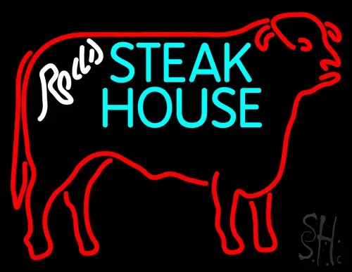 Steakhouse Logo LED Neon Sign