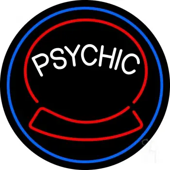 Green Psychic Logo LED Neon Sign