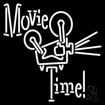 Movie Time LED Neon Sign