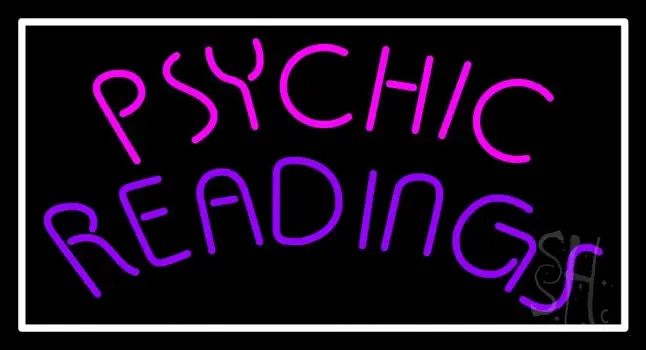 Pink Psychic Purple Readings LED Neon Sign