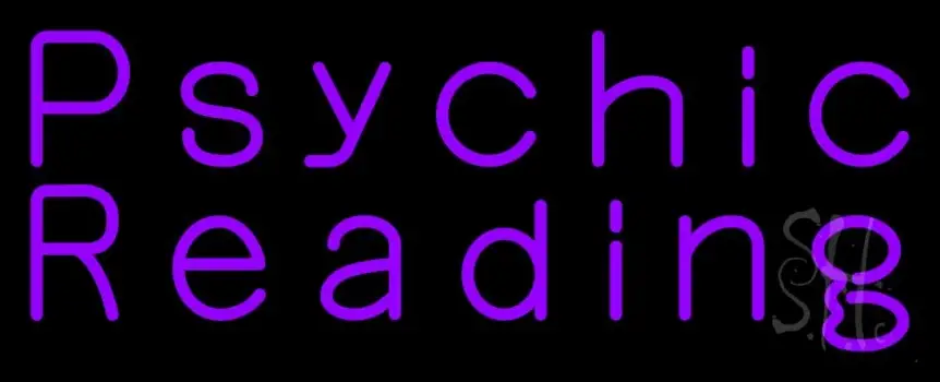 Purple Psychic Reading LED Neon Sign
