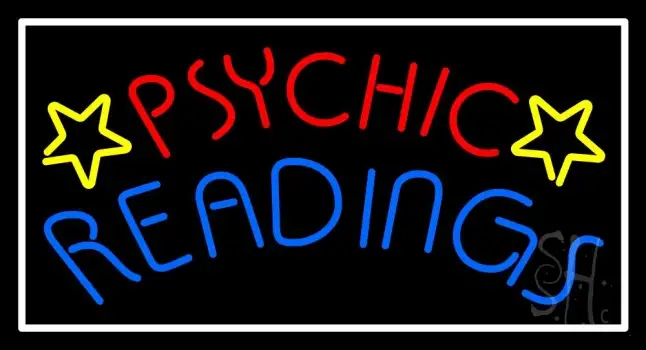 Red Psychic Blue Readings LED Neon Sign