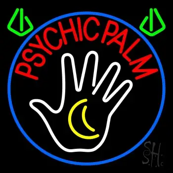 Red Psychic Palms LED Neon Sign