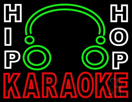 Hip Hop Karaoke LED Neon Sign
