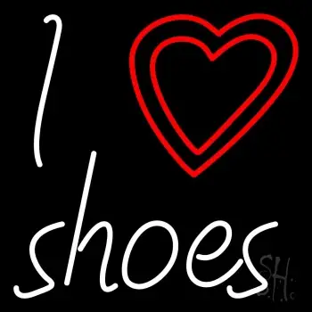 I Love Shoes LED Neon Sign