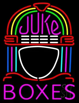 Pink Juke Boxes LED Neon Sign