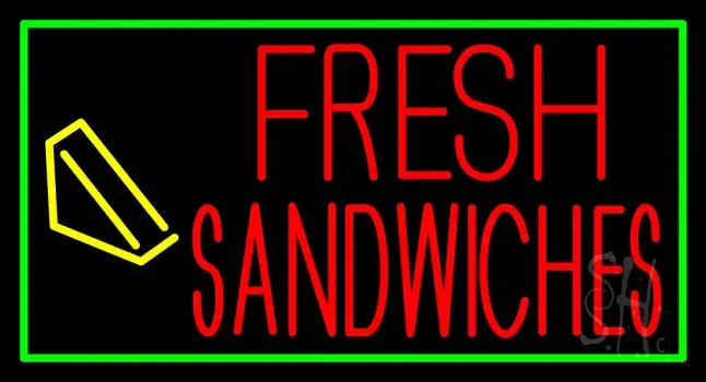 Fresh Sandwiches LED Neon Sign