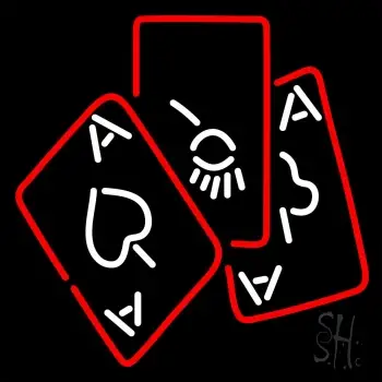 Poker Ace And Poker LED Neon Sign
