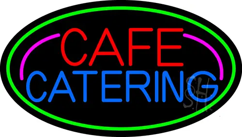Cafe Catering LED Neon Sign