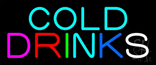 Cold Drinks LED Neon Sign