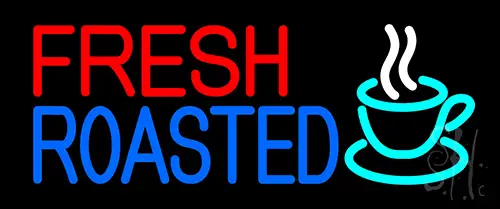 Fresh Roasted Coffee LED Neon Sign
