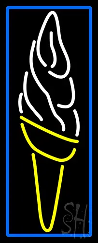 Ice Cream Cone In Between LED Neon Sign