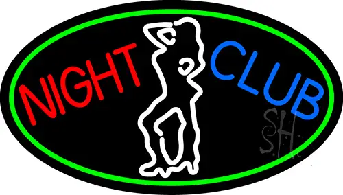 Red Night Club Girls LED Neon Sign