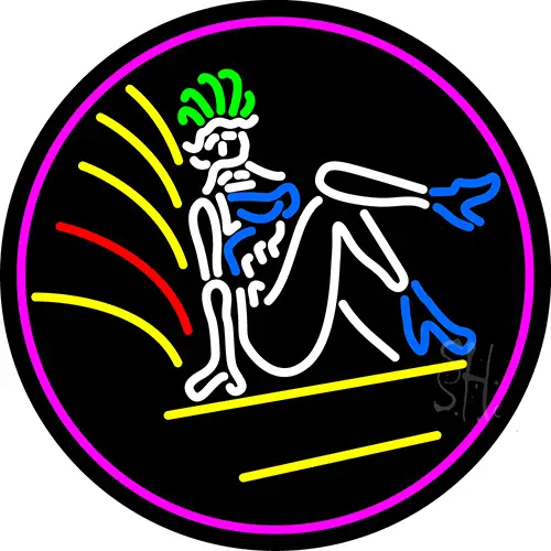 Strip Girl Logo LED Neon Sign