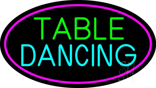 Table Dancing LED Neon Sign
