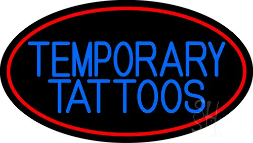 Temporary Tattoos LED Neon Sign
