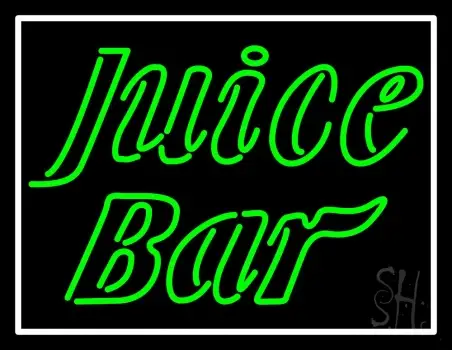 Green Juice Bar LED Neon Sign