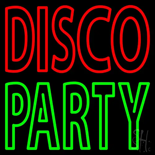 Disco Party 1 LED Neon Sign