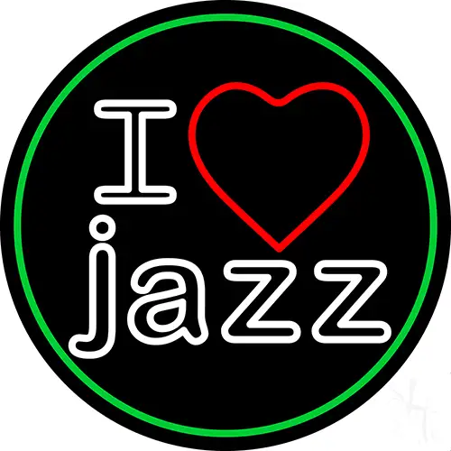 I Love Jazz 1 LED Neon Sign
