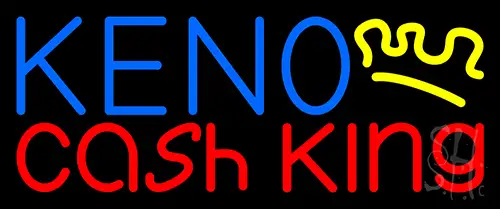 Keno Cash King 2 LED Neon Sign