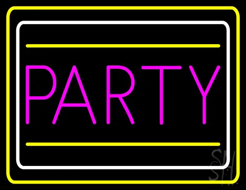 Party Border 1 LED Neon Sign