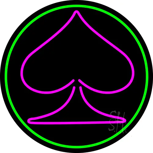 Poker Symbol 1 LED Neon Sign