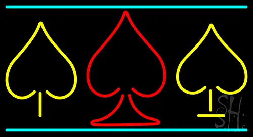 Poker Symbol 2 LED Neon Sign