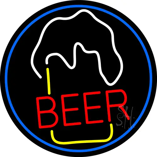 Beer Glass LED Neon Sign