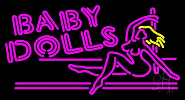 Baby Dolls Girls Strip Club LED Neon Sign