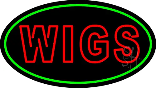 Double Stroke Red Wigs LED Neon Sign