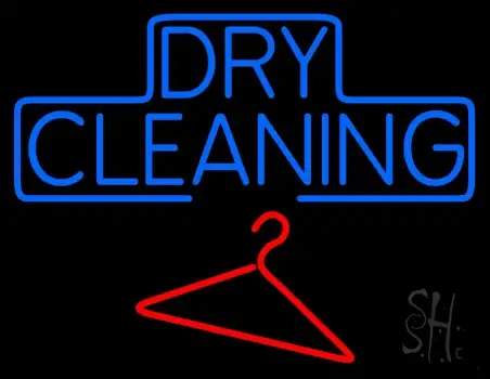 Block Dry Cleaning LED Neon Sign