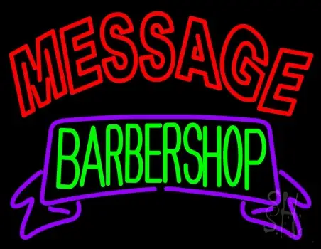 Custom Barber Shop LED Neon Signs