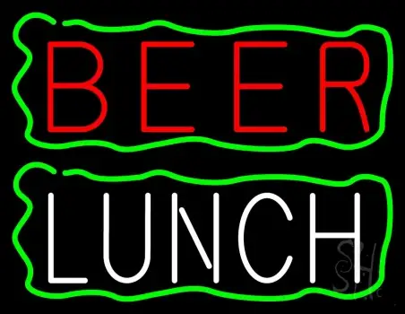 Beer Lunch LED Neon Sign