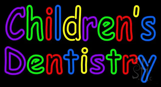 Childrens Dentistry LED Neon Sign