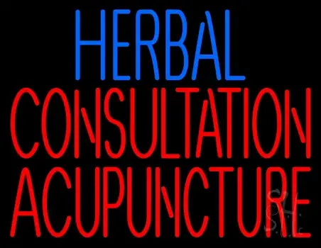 Herbal Consultation Acupuncture LED Neon Sign