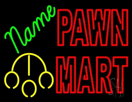 Custom Pawn Mart LED Neon Sign