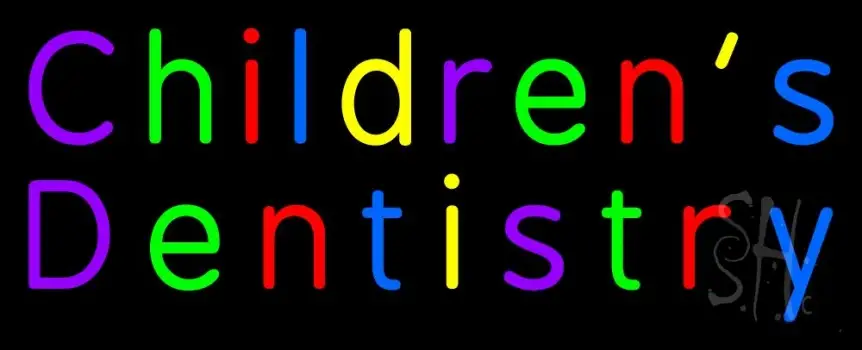Childrens Dentistry LED Neon Sign