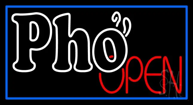 Pho Open LED Neon Sign