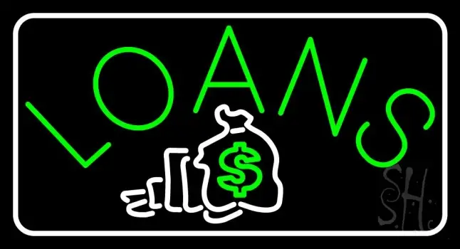 Loans With Logo LED Neon Sign