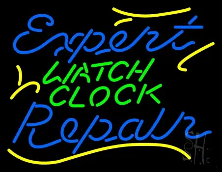 Expert Watch Clock Repair LED Neon Sign