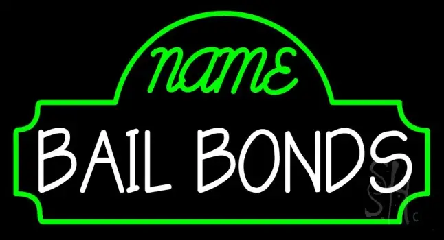 Custom Bail Bonds LED Neon Sign