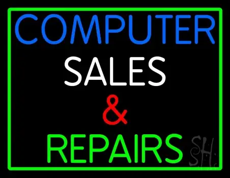 Computer Sales And Repairs LED Neon Sign