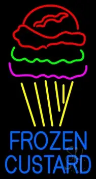 Frozen Custard With Logo LED Neon Sign