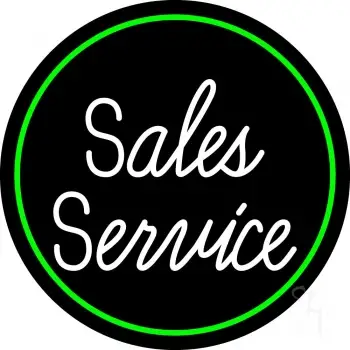 Sales Service Cursive 1 LED Neon Sign