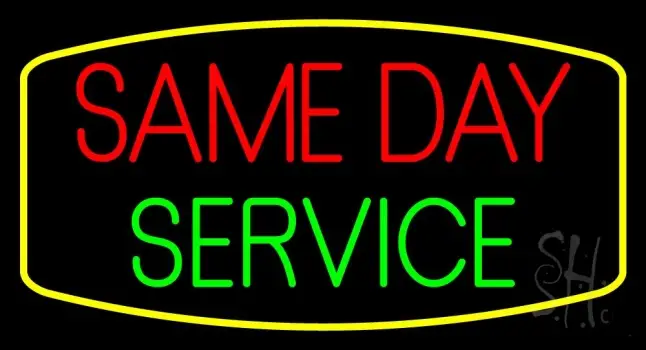 Same Day Service 3 LED Neon Sign