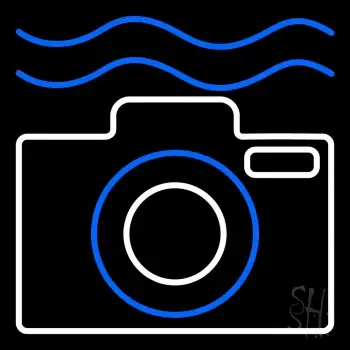 Underwater Camera 2 LED Neon Sign