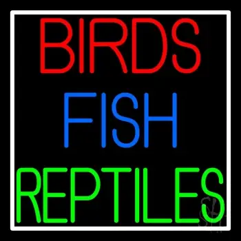 Birds Fish Reptiles LED Neon Sign