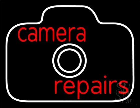 Camera Repairs LED Neon Sign