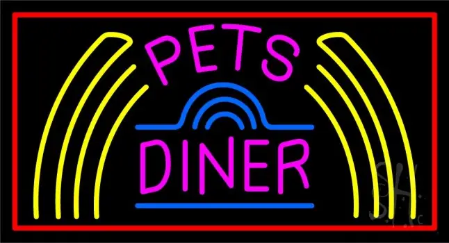 Pet Diner LED Neon Sign